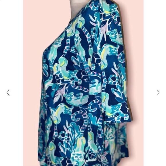 Lilly Pulitzer Title wave top 30710 NWT XXS Reg price $78.00 beach summer - Picture 4 of 13
